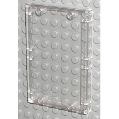 trans-clear scala glass 6 x 9 x 2 3 cover for wall panel 6953