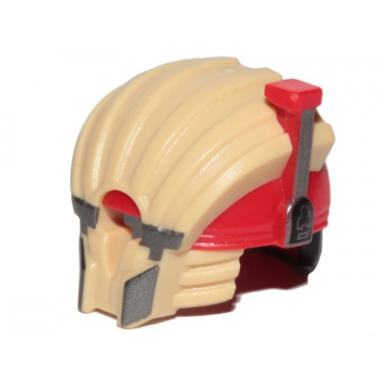red minifigure headgear helmet sw weazel pattern