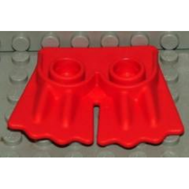 red duplo wear flippers