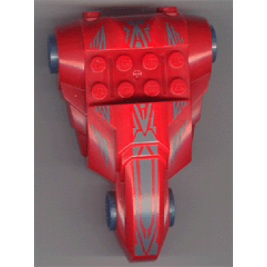 red large figure torso kk with santis pattern - series 1