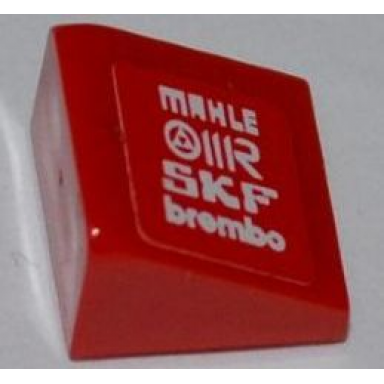 red slope 30 1 x 1 x 2 3 with mahle omr skf and brembo pattern model left side sticker - set 8123