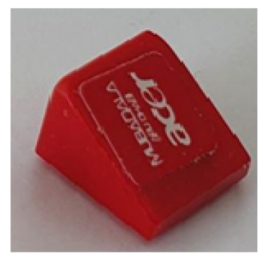 red slope 30 1 x 1 x 2 3 with mubadala abu dhabi and acer pattern model right side sticker - sets 8153 8155