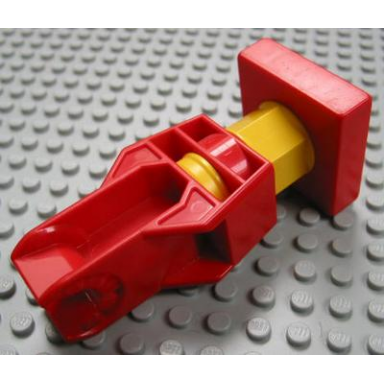 red duplo toolo arm turning with clip end