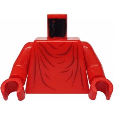 red torso sw imperial robe with dark red creases pattern royal guard red arms red hands
