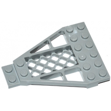light bluish gray wedge plate 8 x 6 x 2 3 with grille