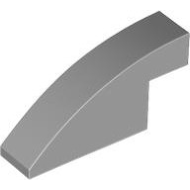 light bluish gray slope curved 4 x 1 x 1 2 3