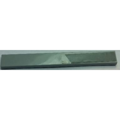 light bluish gray tile 1 x 8 with slanted dark bluish gray stripe pattern model left side sticker - set 7961