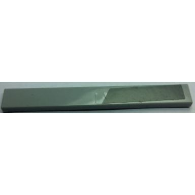 light bluish gray tile 1 x 8 with slanted dark bluish gray stripe pattern model right side sticker - set 7961