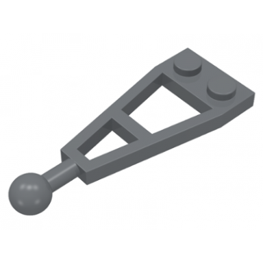 dark bluish gray plate modified 1 x 2 with long tow ball