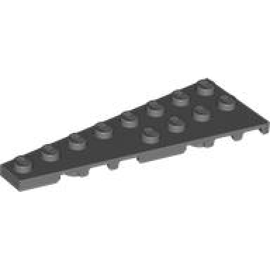 dark bluish gray wedge plate 8 x 3 left