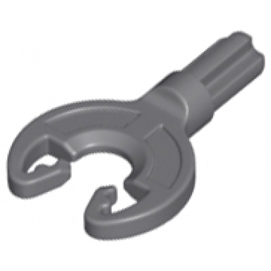 dark bluish gray technic axle 1l with rotation clip