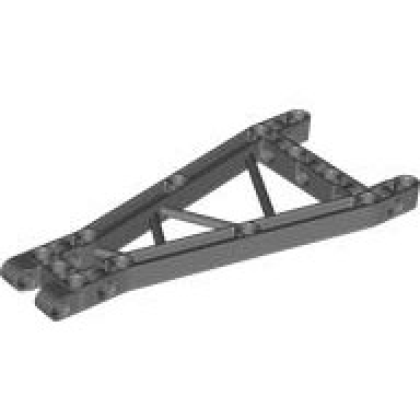 dark bluish gray technic liftarm modified girder triangular thick 7 x 16