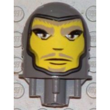 dark bluish gray large figure head with danju sir pattern - series 2