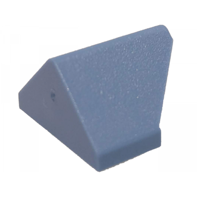 medium blue slope 45 2 x 1 double inverted with bottom stud holder