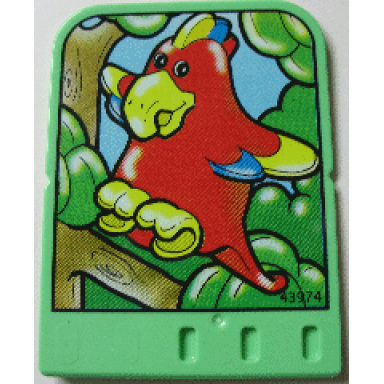story builder jungle jam card with parrot pattern