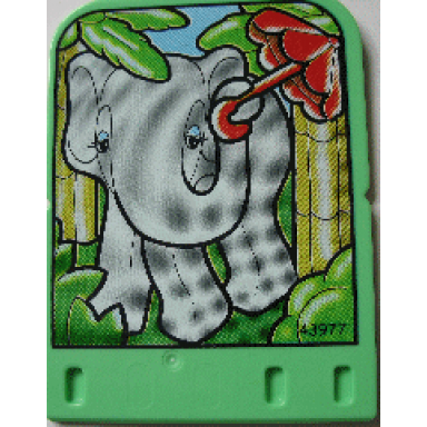 story builder jungle jam card with elephant carrying umbrella pattern