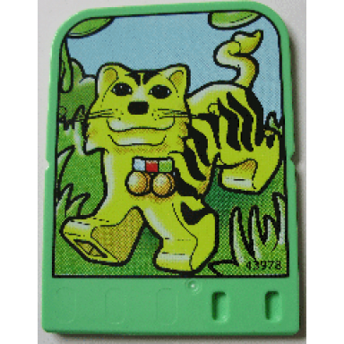 story builder jungle jam card with tiger with medals pattern