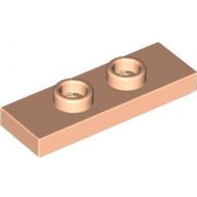 light nougat plate modified 1 x 3 with 2 studs double jumper