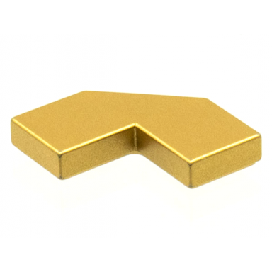 metallic gold tile modified facet 2 x 2