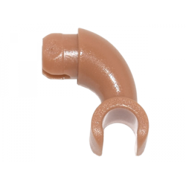 medium nougat arm short curved with hand
