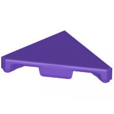 dark purple tile modified 2 x 2 triangular