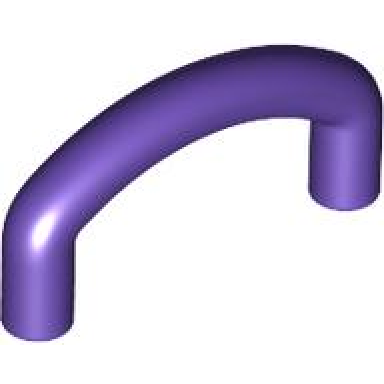 dark purple bar curved with angled ends 1l