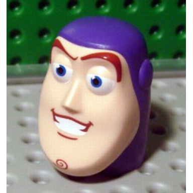 dark purple large figure head modified toy story buzz lightyear pattern