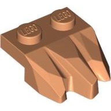 nougat plate modified 1 x 2 with 3 claws rock fingers