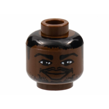 brown minifigure head nba tim duncan pattern