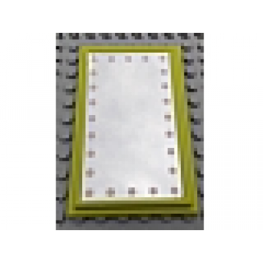 medium lime scala wall panel 6 x 10 with mirror with lights pattern sticker - sets 3242 3118