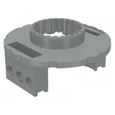 light gray technic turntable 56 tooth extended arms base