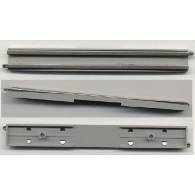 light gray train track 12v conducting rail straight for 12v remote controlled decoupling