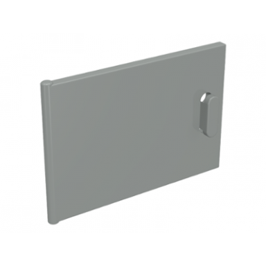 light gray container cupboard 2 x 3 x 2 door