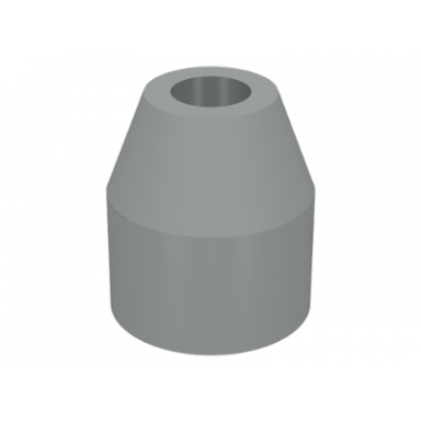 light gray hose flexible 8.5l end 1 x 1 x 2 3 tabless
