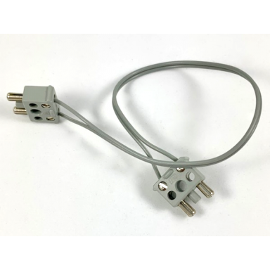 light gray electric wire 12v 4.5v with two 2-prong connectors 23 studs long