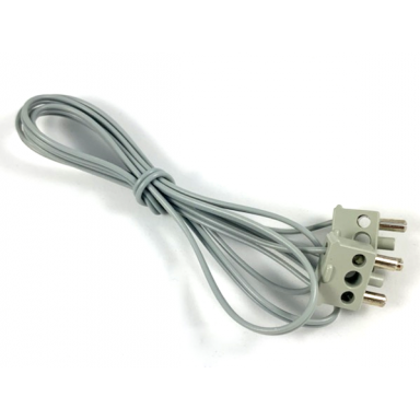 light gray electric wire 12v 4.5v with two 2-prong connectors 92 studs long
