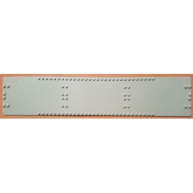 light gray baseplate 10 x 48 with train ferry set 343 stud pattern