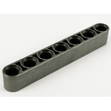 pearl dark gray technic liftarm thick 1 x 7