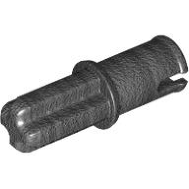 pearl dark gray technic axle 1l with pin without friction ridges