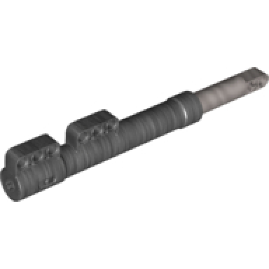 pearl dark gray technic shock absorber 18l with internal spring and flat silver shaft