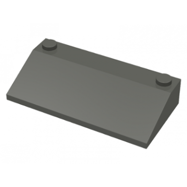 dark gray slope 33 3 x 6 with inner walls