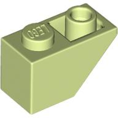 yellowish green slope inverted 45 2 x 1