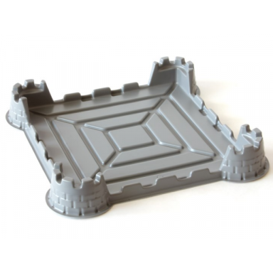 baseplate raised castle chess board base without studs