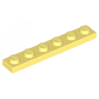 bright light yellow plate 1 x 6