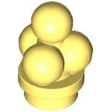 bright light yellow ice cream scoops
