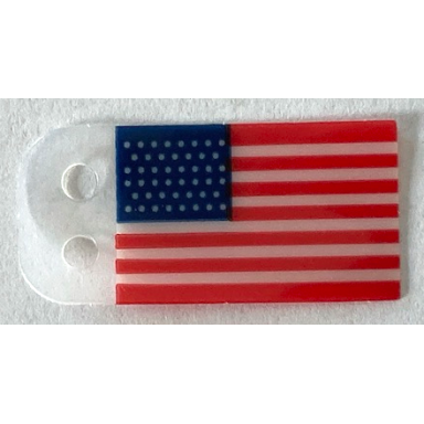 plastic part for set 10294 - flag with united states circa 1912 pattern