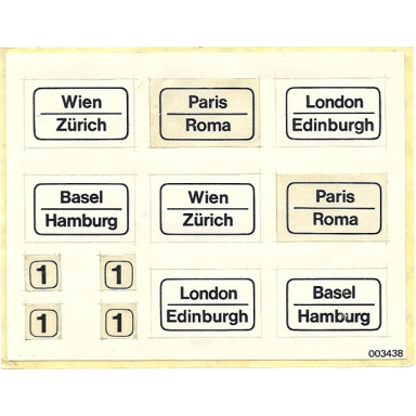 sticker sheet for set 131 - 003438