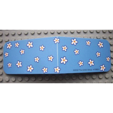paper duplo card windbreak with flower pattern