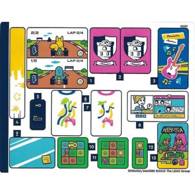 sticker sheet for set 41748 - 10104102 6441080