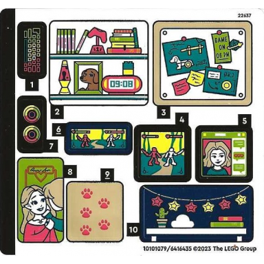 sticker sheet for set 41755 - 10101079 6416435